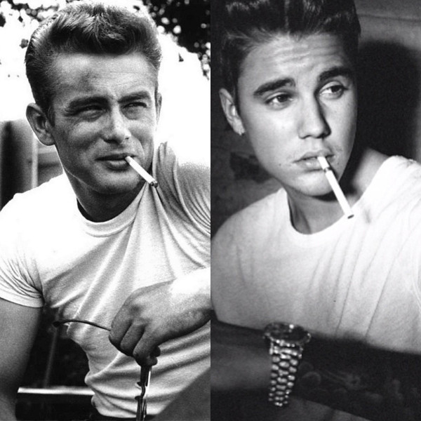 Justin Bieber, James Dean Justin Bieber, James Dean